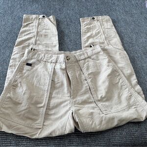 The North Face Pants #9S568 Men’s Size 32 or 33 Khaki Convertible Elastic Waist